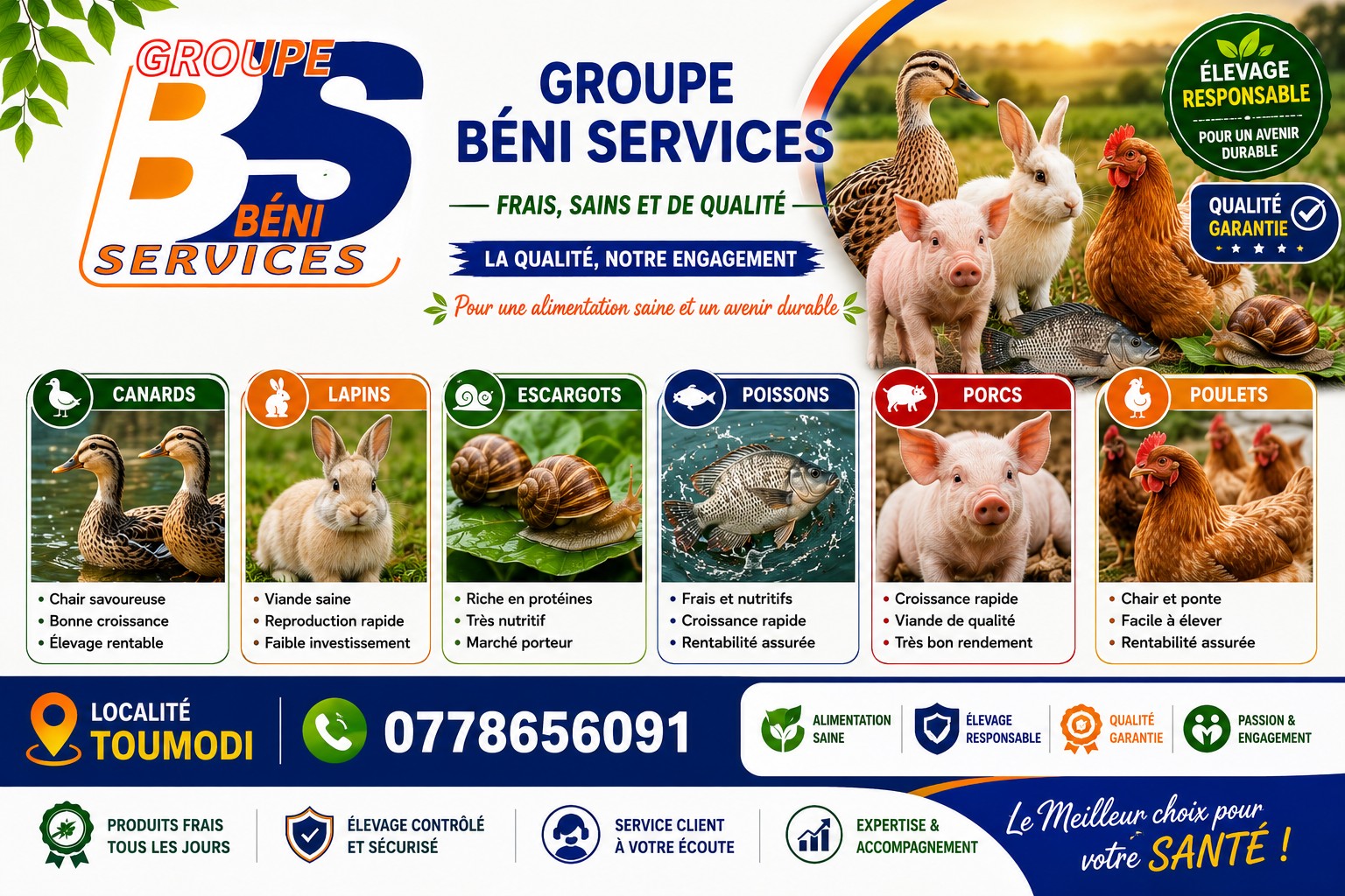 Logo Groupe Béni Services