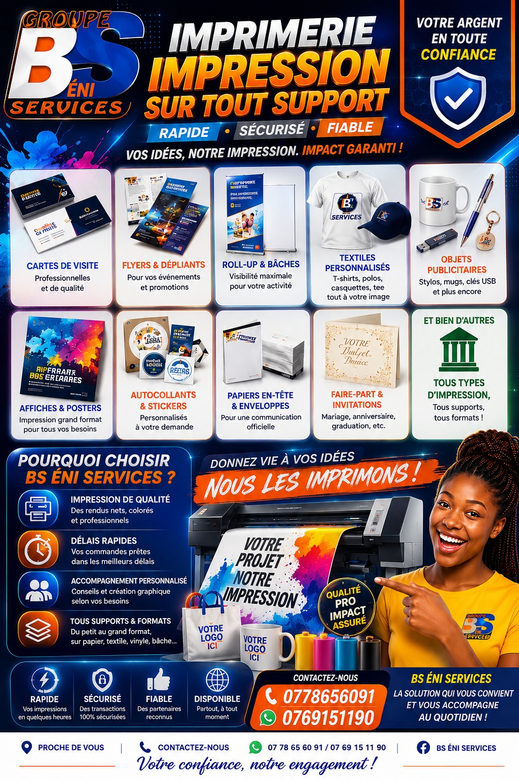 Impression sur tout support