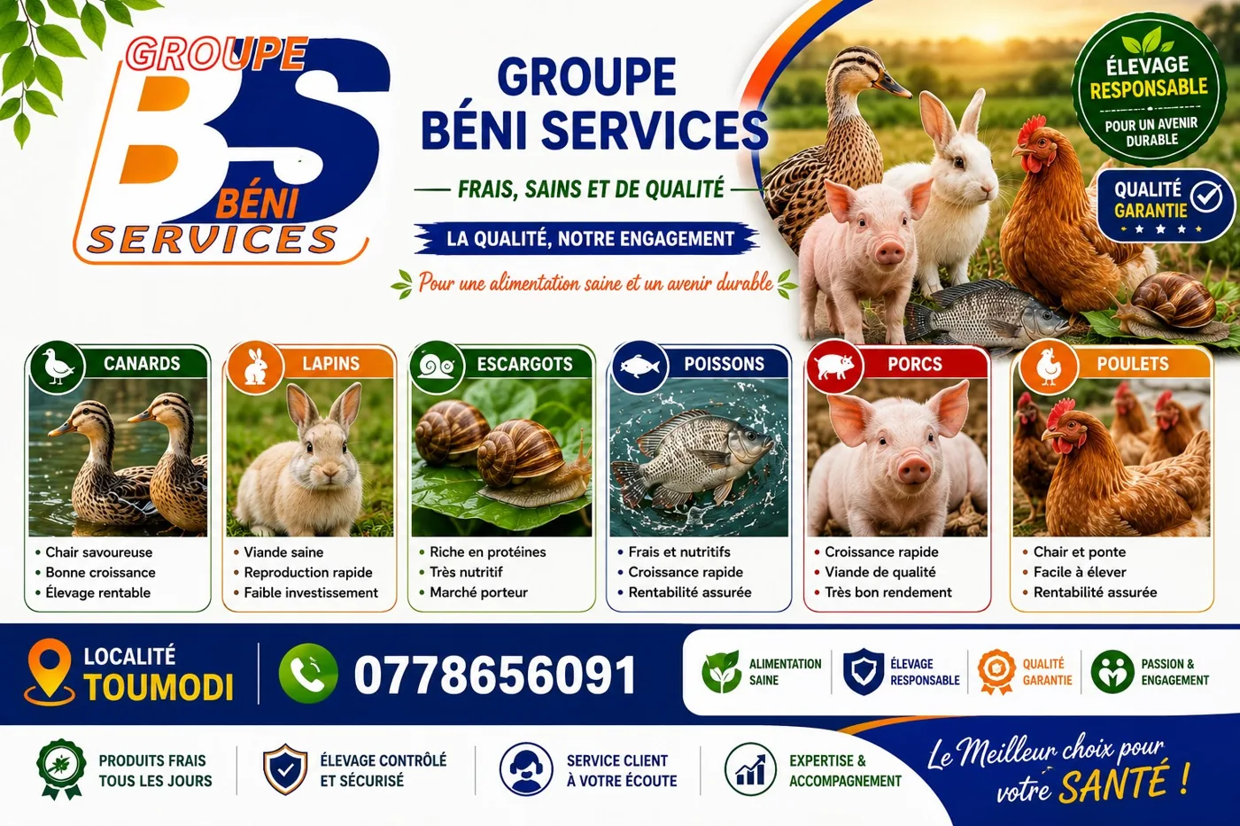 Ferme Groupe Béni Services