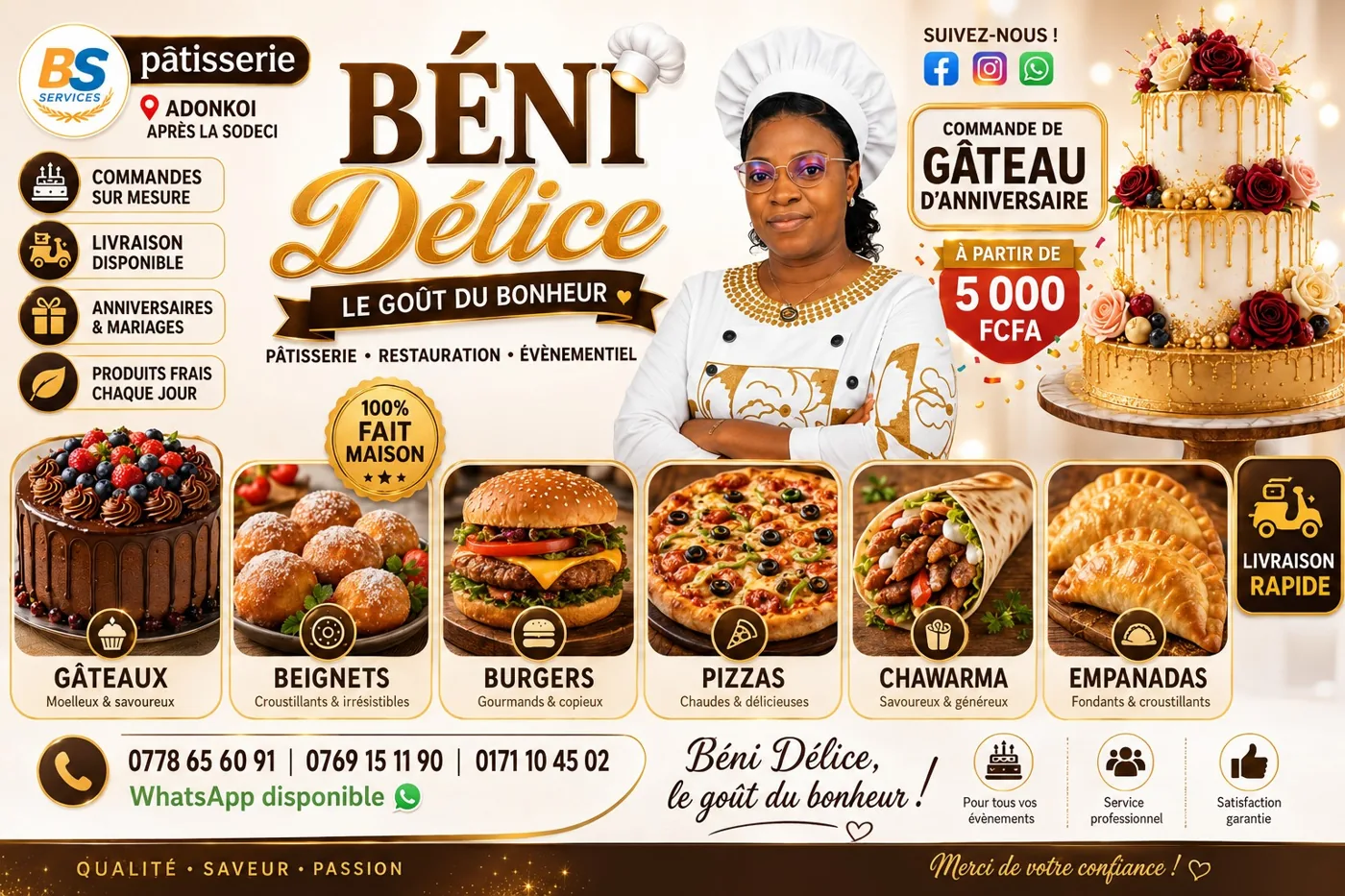 Commande gourmande Béni Délice